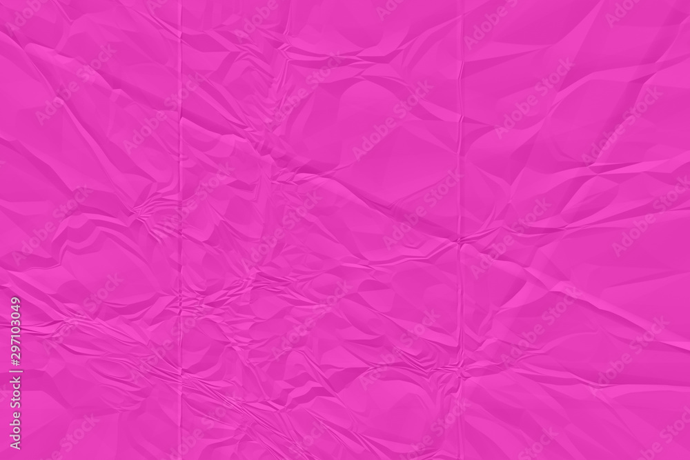 Fototapeta premium crumpled pink paper background close up