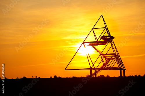 Tetraeder Bottrop At Sunset