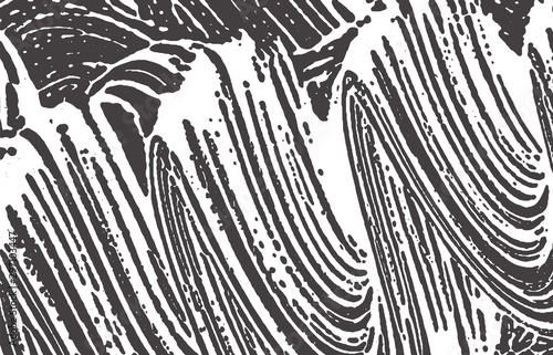 Grunge texture. Distress black grey rough trace. A