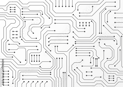 High tech technology geometric