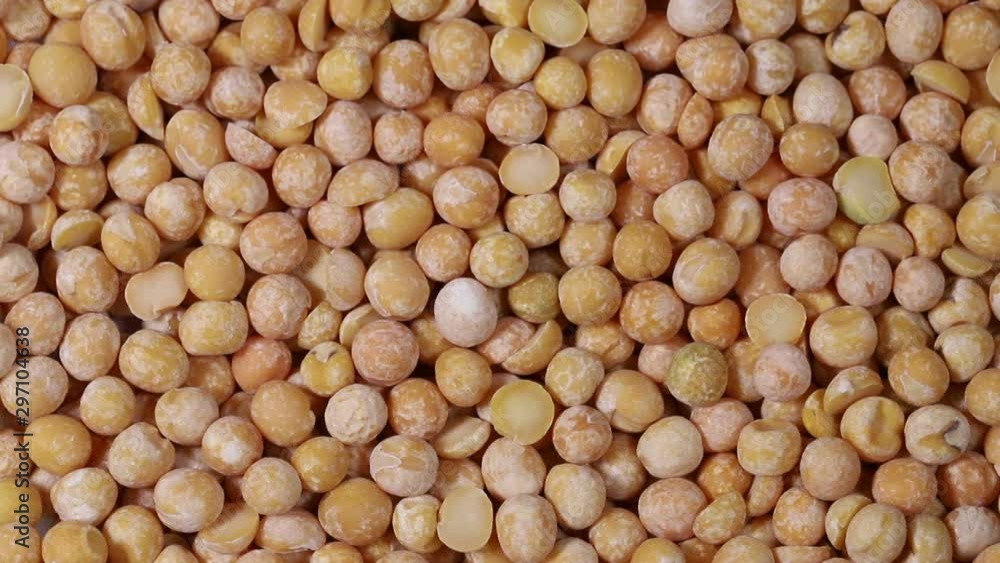 dry round peas rotate slowly. background dry round peas rotate slowly. background