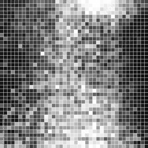 abstract vector square pixel mosaic background