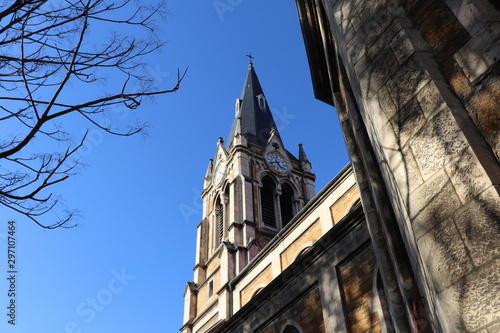 Eglise catholique Immaculée Conception dans la commune de Caluire et Cuire - Département du Rhône - France photo