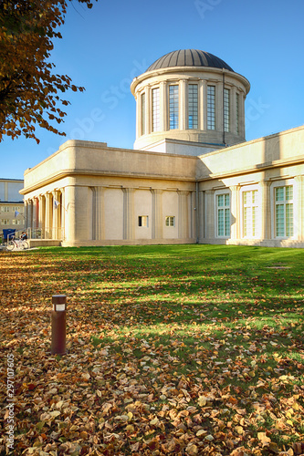 WROCLAW, POLAND - OCTOBER 18, 2019: The Four Domes Pavilion, the seat of the new branch of the National Museum in Wroclaw, was built in 1912 to a design by the distinguished architect Hans Poelzig. photo