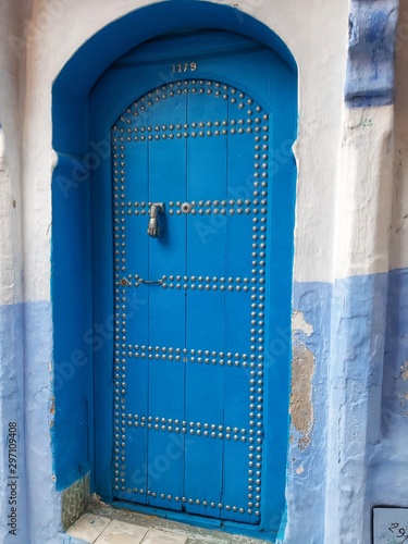 door of mosque in morocco © Sherley
