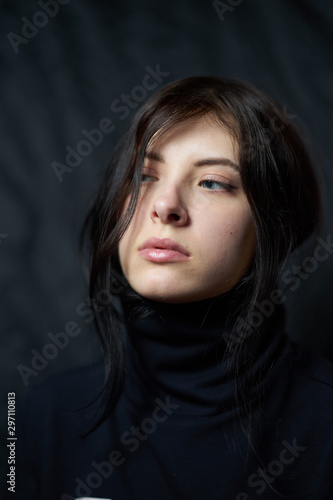 portrait of young woman © Sergey Lavrentev