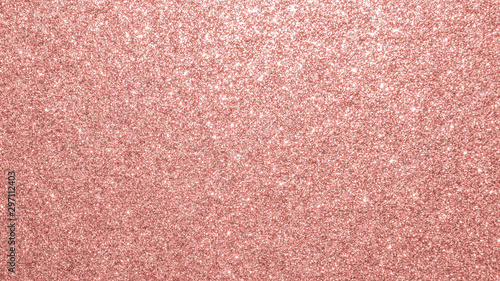 Rose gold glitter texture pink red sparkling shiny wrapping paper background for Christmas holiday seasonal wallpaper decoration, greeting and wedding invitation card design element