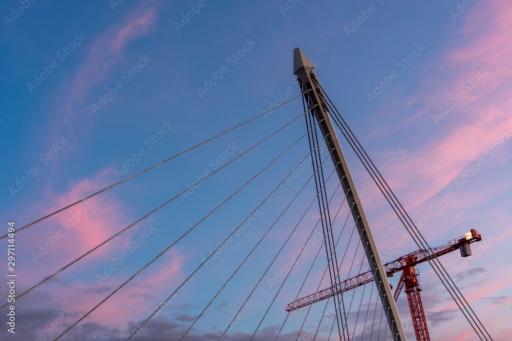 Fototapeta premium Samuel Beckett Bridge in Dublin