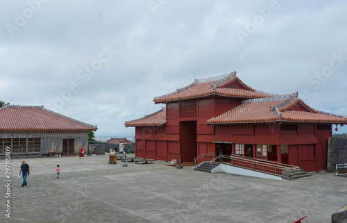 Bild auf Leinwand Beautiful Shuri Castle, world heritage site of Naha, Okinawa, Japan