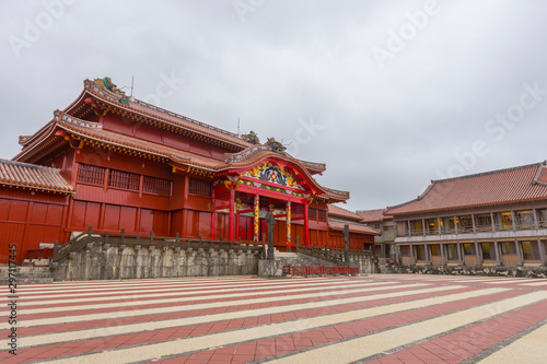 Canvastavla Beautiful Shuri Castle, world heritage site of Naha, Okinawa, Japan