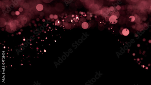 Luxury glitter background. 3d illustration, 3d rendering.