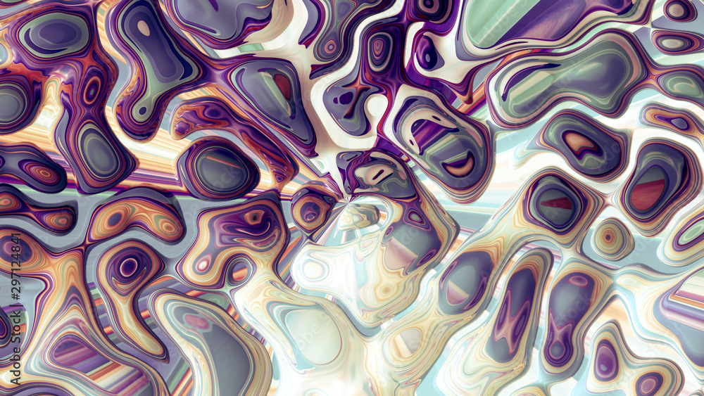 Bright background with a volumetric pattern and print. 3d illustration, 3d rendering. Bright background with a volumetric pattern and print. 3d illustration, 3d rendering.
