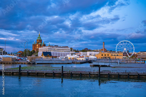 Helsinki. Evening panorama ...