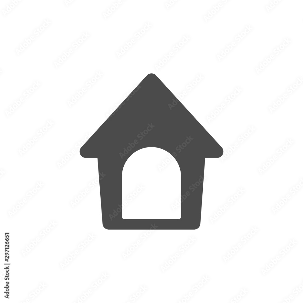 dog house icon vector. Linear style sign for mobile concept and web design. dog house symbol illustration. Pixel vector graphics - Vector. dog house icon vector. Linear style sign for mobile concept and web design. dog house symbol illustration. Pixel vector graphics - Vector.
