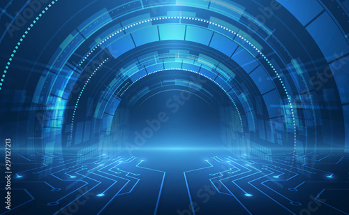 Abstract technology speed concept. vector background