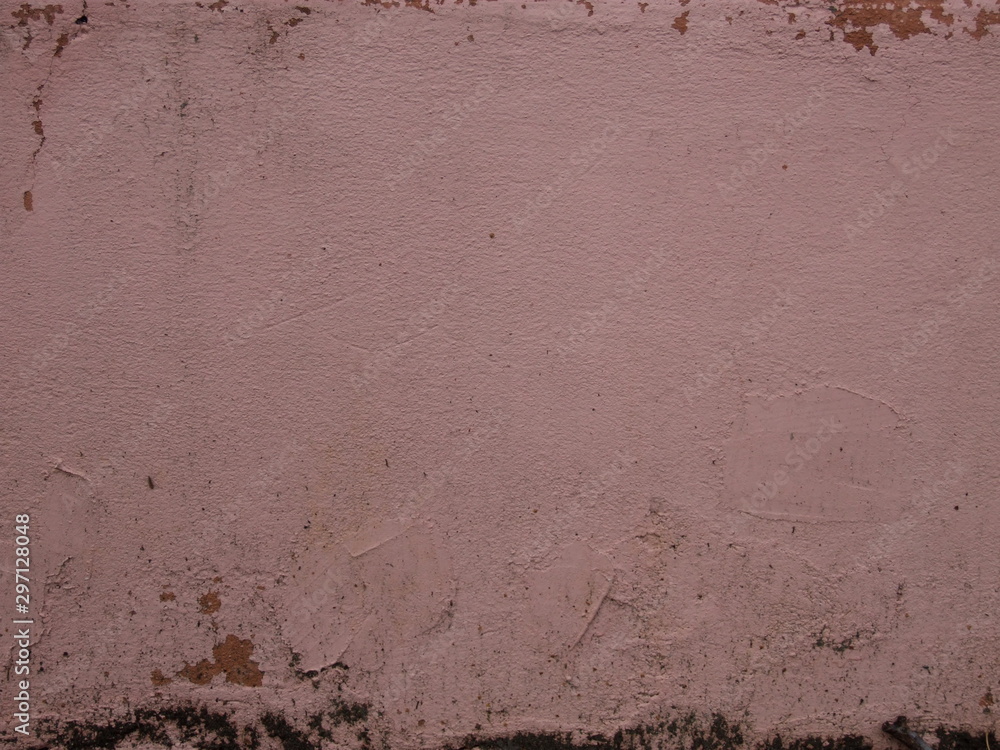 pink color of the old wall pink color of the old wall