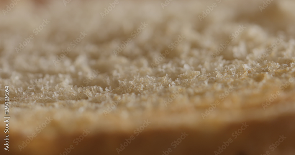 extreme closeup of ciabatta bread extreme closeup of ciabatta bread