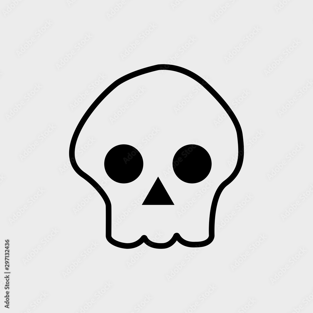 Skull icon. EPS vector file Skull icon. EPS vector file