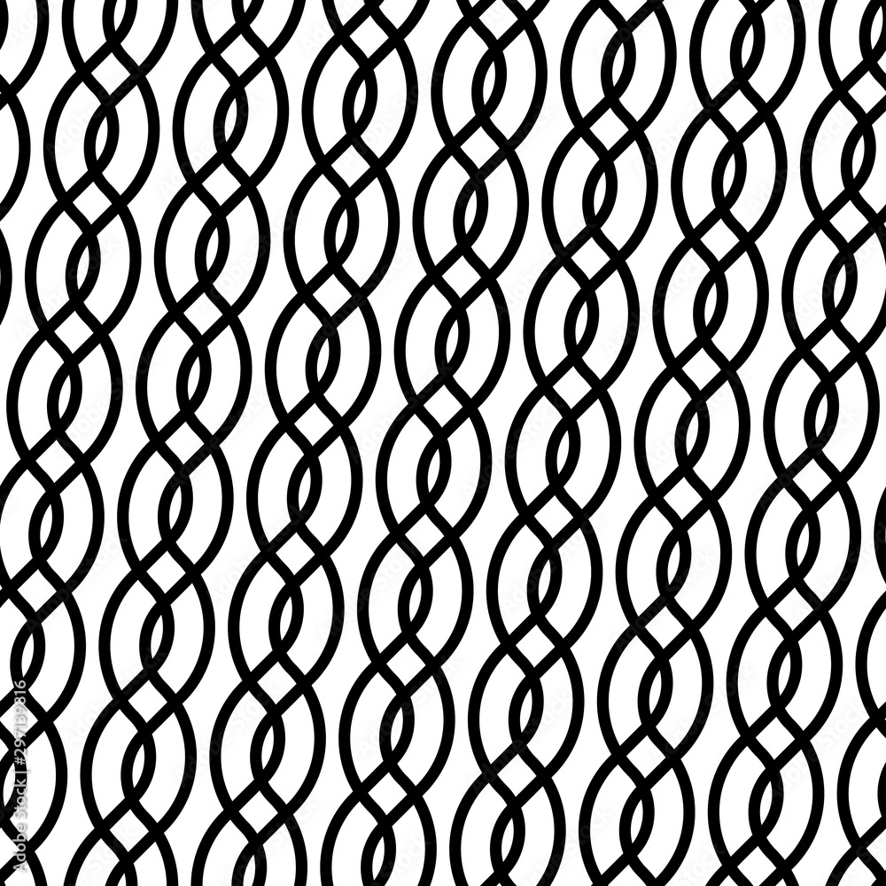 Fototapeta premium Design seamless monochrome grid pattern