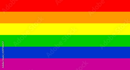 Rainbow flag, LGTB common sign.