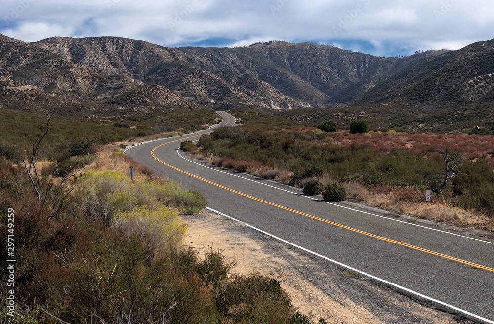 Acton in Southern California Aliso Canyon Road.