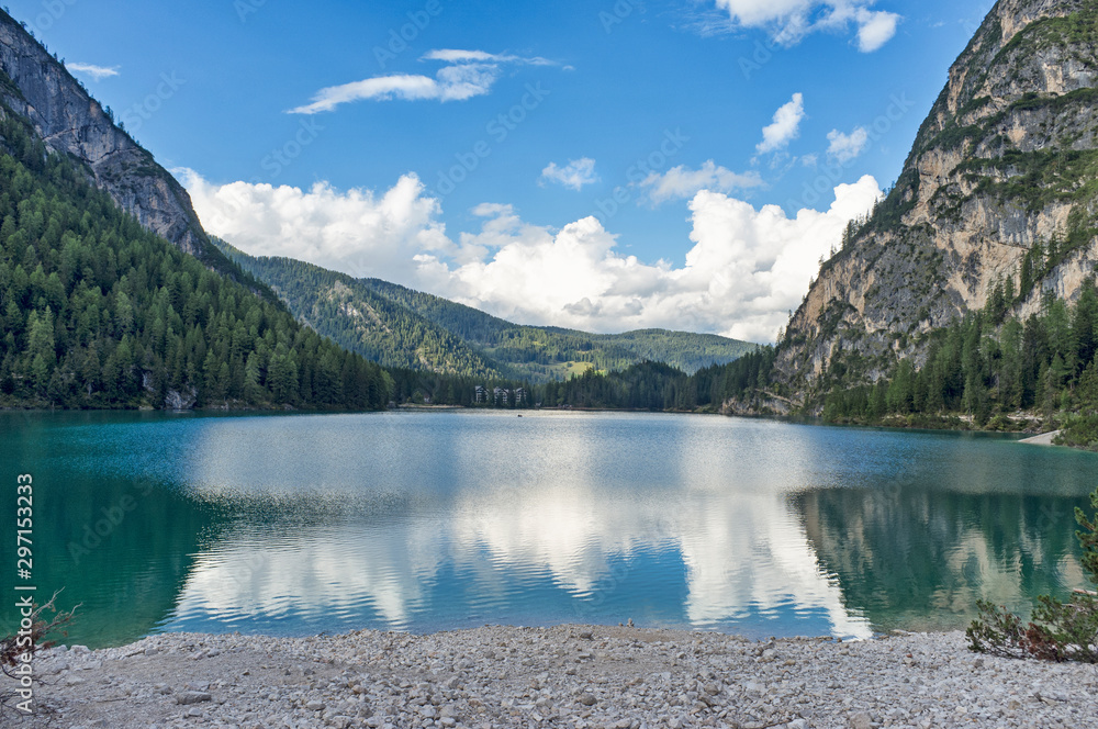 Lago di Braies, Braies lake, Italy Lago di Braies, Braies lake, Italy