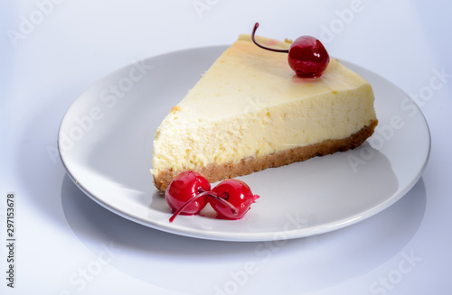 cocktail cherry cheesecake for restaurant menu