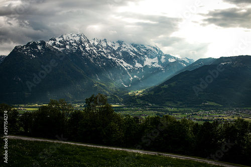 landscape in the mountains