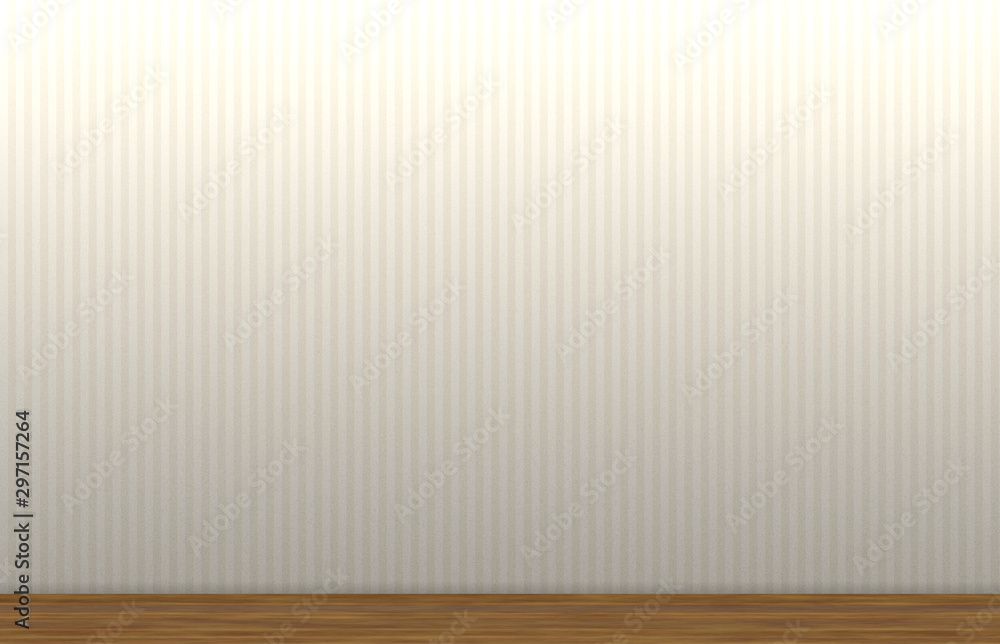 Naklejka premium interior wall with wooden molding 