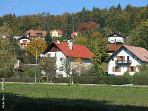 landscape in Slovenia in autumn