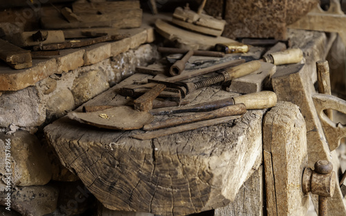 Old carpentry tools