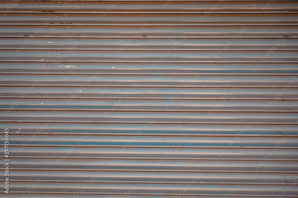 steel background facade in industrial style steel background facade in industrial style