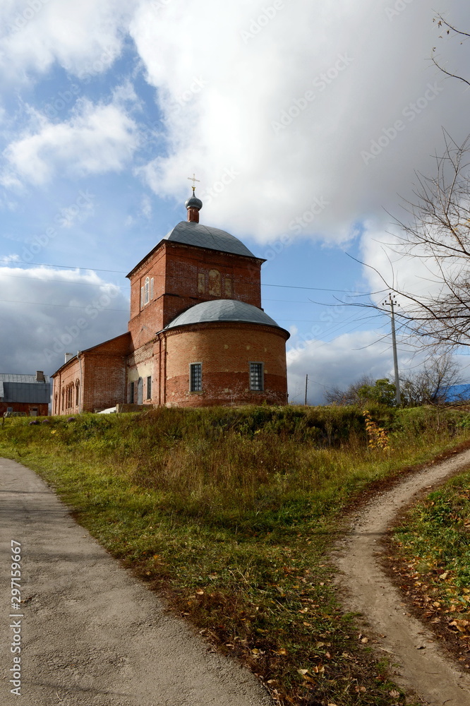 Fototapeta premium Church of the Nativity in the city of Ryazhsk Ryazan region