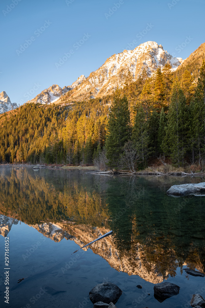 Calm Lake at Sunrise Calm Lake at Sunrise