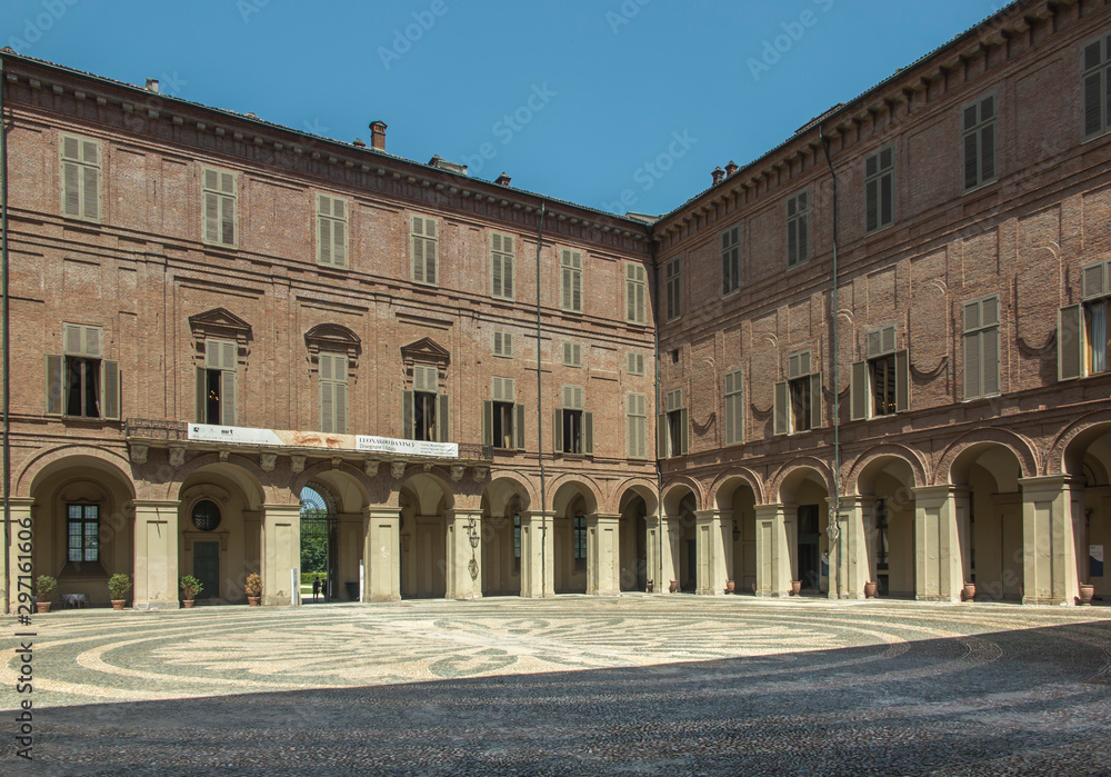 Courtyard of the Royal Palace in Turin