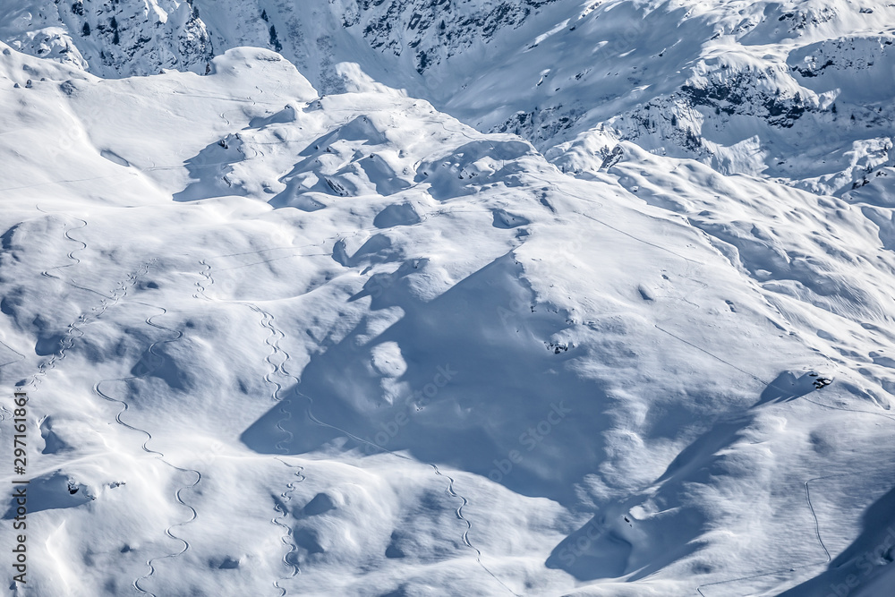 Glacial and rocky plains around Mont Blanc Glacial and rocky plains around Mont Blanc