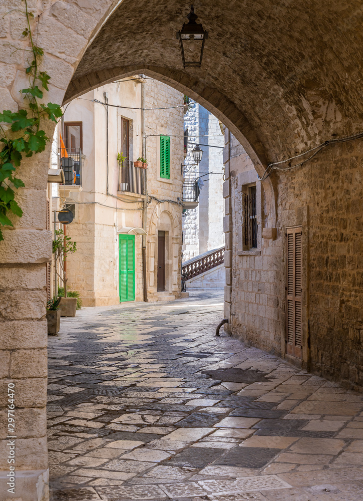 Scenic sight in Giovinazzo, town in the province of Bari, Puglia (Apulia), southern Italy.