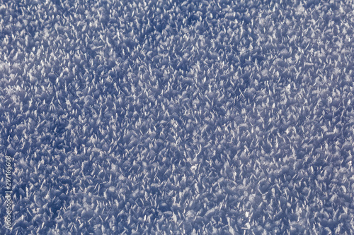 Detail of frozen snow