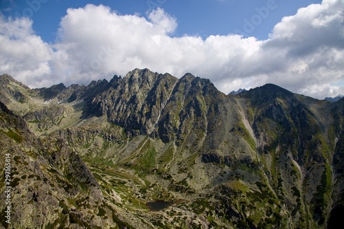 View from Koprovsky peak in High Tatras National park  Slovakia