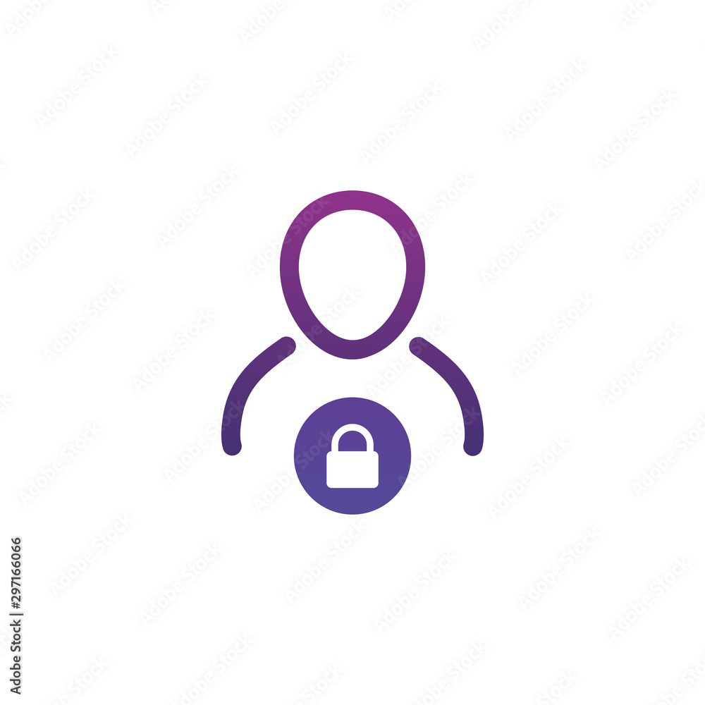 User login or authenticate icon, vector. Personal protection icon. Internet privacy protection icon. Password protected. Security key pad. Account. Connect User login or authenticate icon, vector. Personal protection icon. Internet privacy protection icon. Password protected. Security key pad. Account. Connect