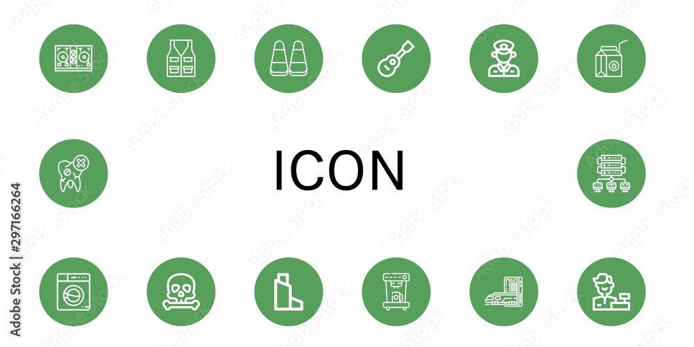Set of icon icons such as Disc jockey, Vest, Corn, Viola, Policeman, Milk box, Washing machine, Skull, Inhaler, Coffee machine, Subway, Cashier, Tooth, Storage , icon Set of icon icons such as Disc jockey, Vest, Corn, Viola, Policeman, Milk box, Washing machine, Skull, Inhaler, Coffee machine, Subway, Cashier, Tooth, Storage , icon