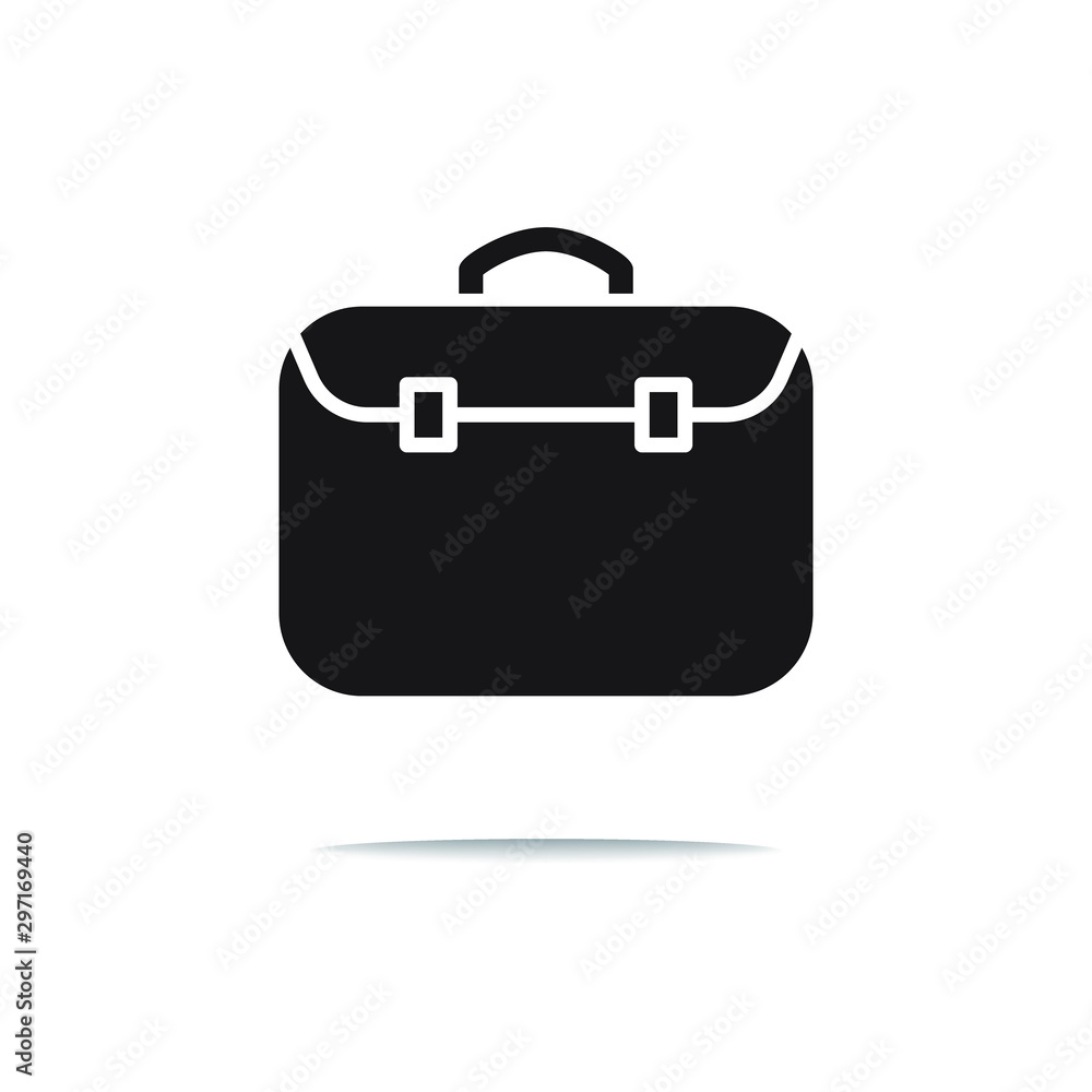 briefcase icon isolated on white background. vector illustration briefcase icon isolated on white background. vector illustration