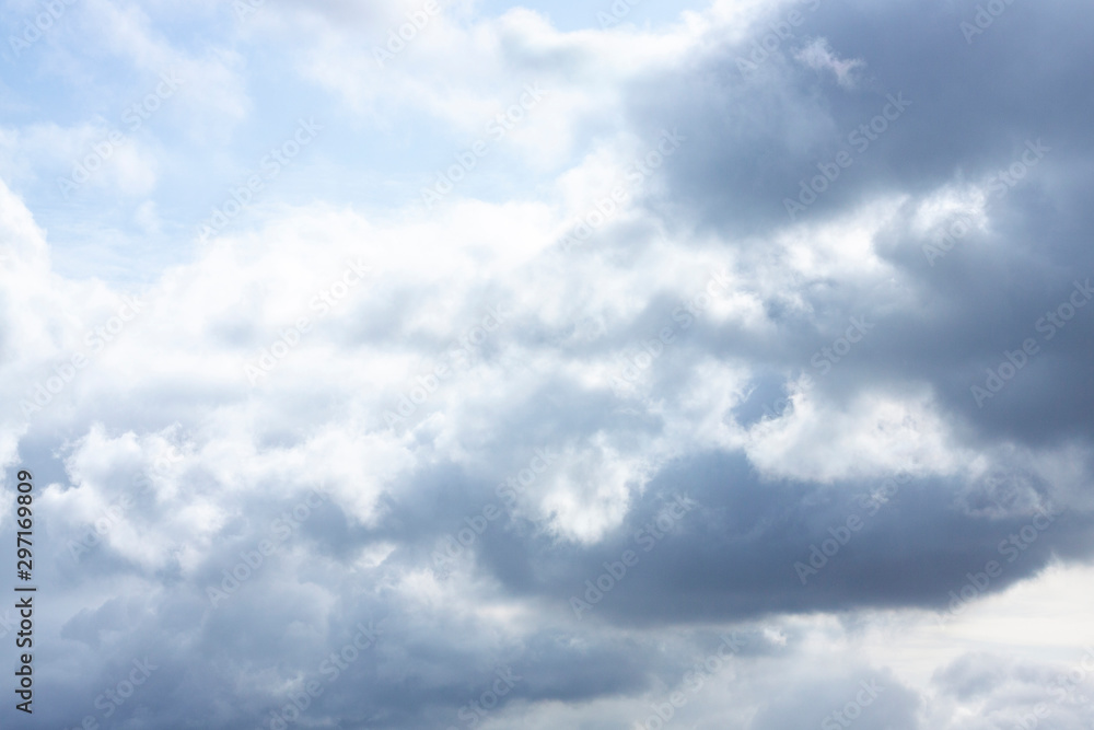 Dark and light clouds in the sky Dark and light clouds in the sky