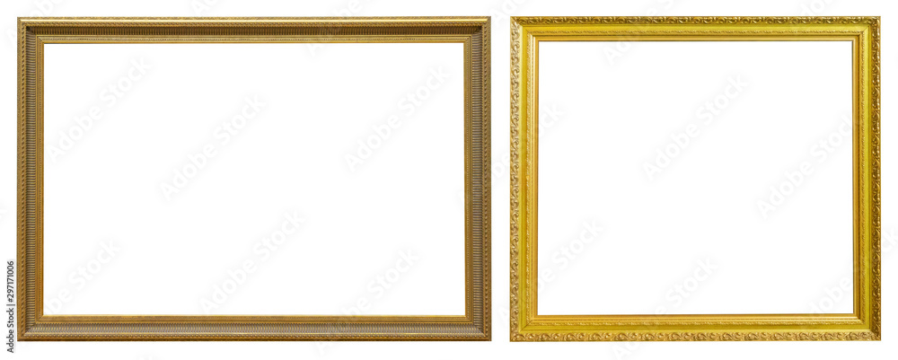 Fototapeta premium Antique gold antique picture frames