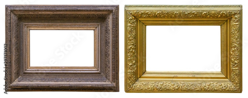 Antique gold antique picture frames