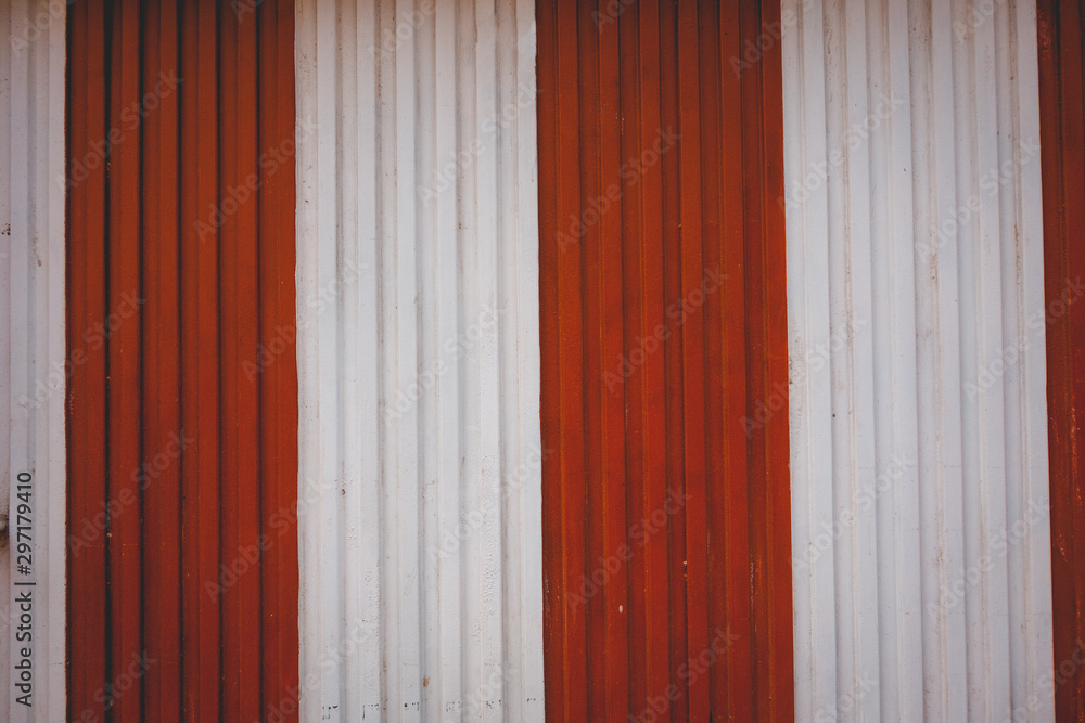 steel background facade in industrial style steel background facade in industrial style