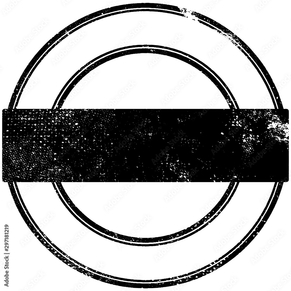 Round stamp grunge style. Vector template Round stamp grunge style. Vector template