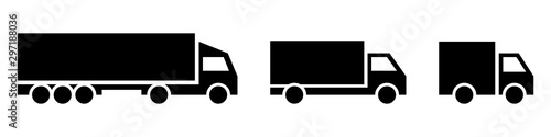 Vector transport logo collection on white background.