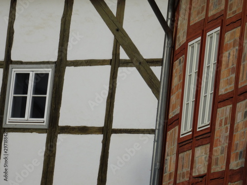 Fachwerkhaus-Fenster