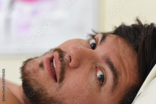 in bed